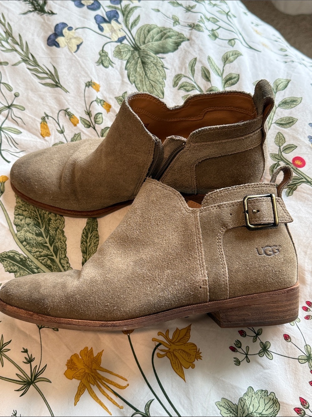 UGG Suede Chelsea Booties